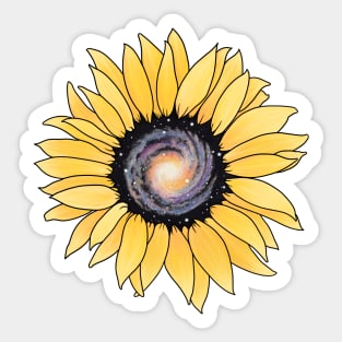 Fibonacci Flower Sticker